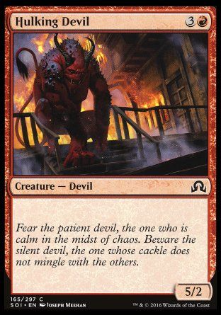 Hulking Devil (Shadows over Innistrad) Trading Card