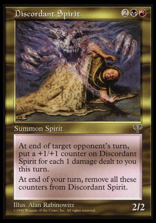 Discordant Spirit (Mirage) Trading Card