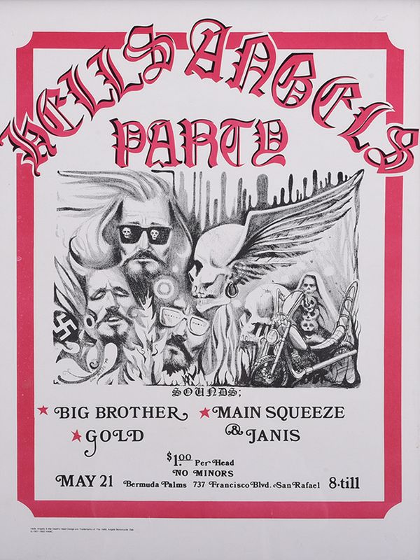 Janis Joplin & Jefferson Airplane Hell's Angels Party 1970