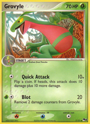 Grovyle (7/17) - POP Series 4