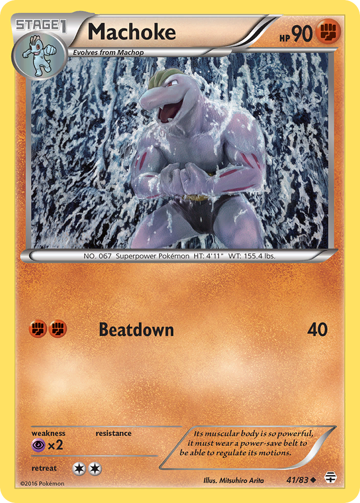 Machoke (41/83) - Generations Pokémon Card