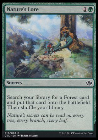 Nature's Lore (Duel Decks : Anthology) Trading Card