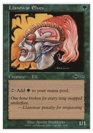 Llanowar Elves (Beatdown) Trading Card