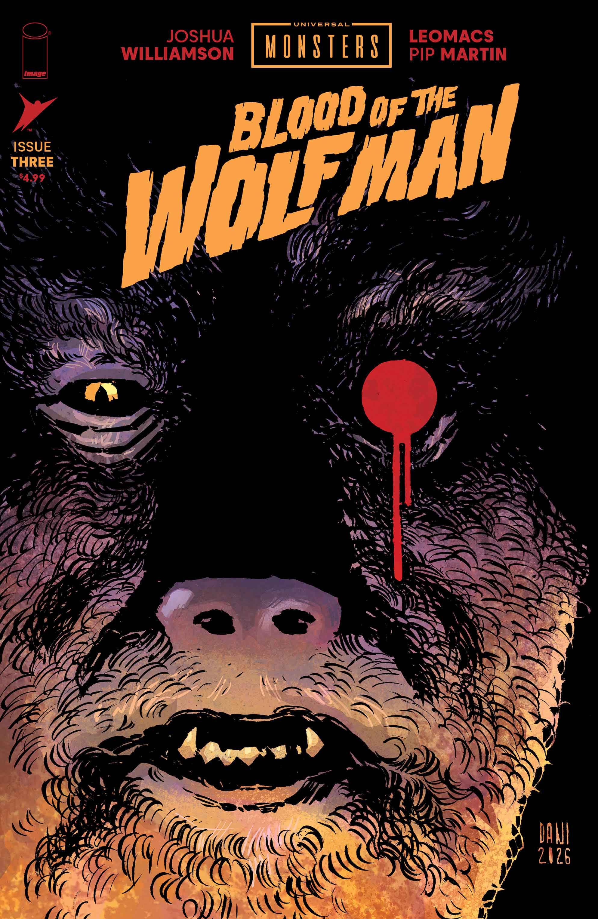 Universal Monsters Blood Of The Wolf Man #3 (Cvr E Inc 1:50 Dani & Brad Simpson Variant) Comic