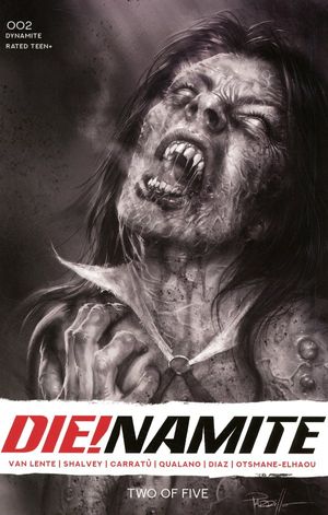 Die!namite #2 (40 Copy Parrillo B&W Cover)