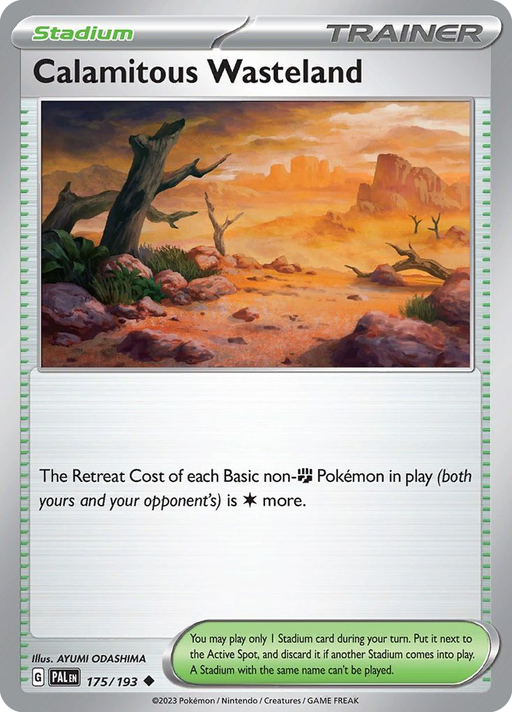 Calamitous Wasteland (175/193) - Paldea Evolved Pokémon Card