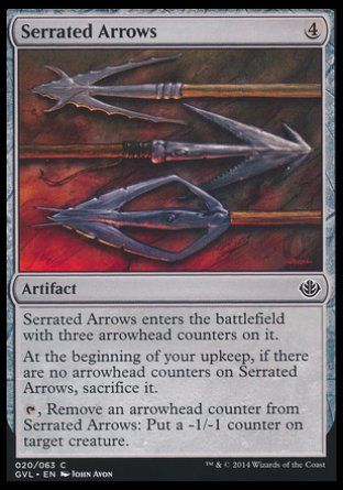 Serrated Arrows (Duel Decks : Anthology) Trading Card