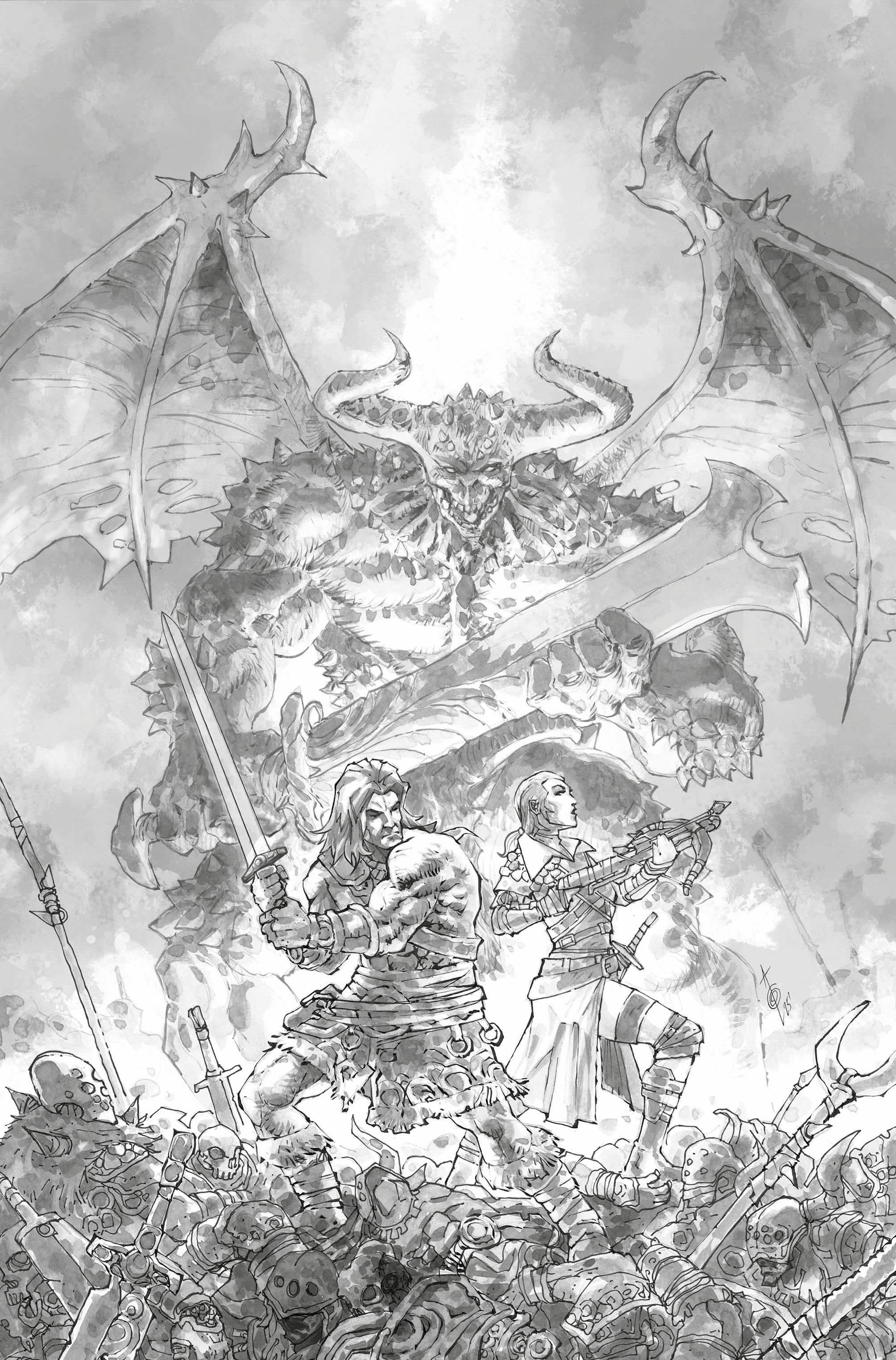 Diablo Dawn Of Hatred #3 (Cvr E Alan Quah Inks Cardstock Variant) Comic