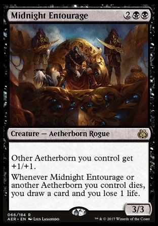 Midnight Entourage (Aether Revolt) Trading Card