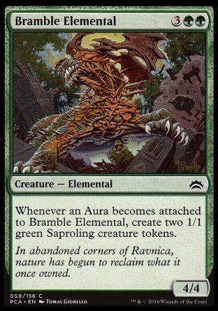 Bramble Elemental (Planechase Anthology decks) Trading Card