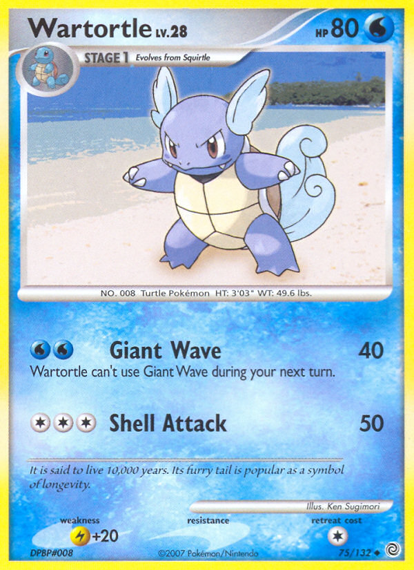 Wartortle (75/132) - Secret Wonders Pokémon Card