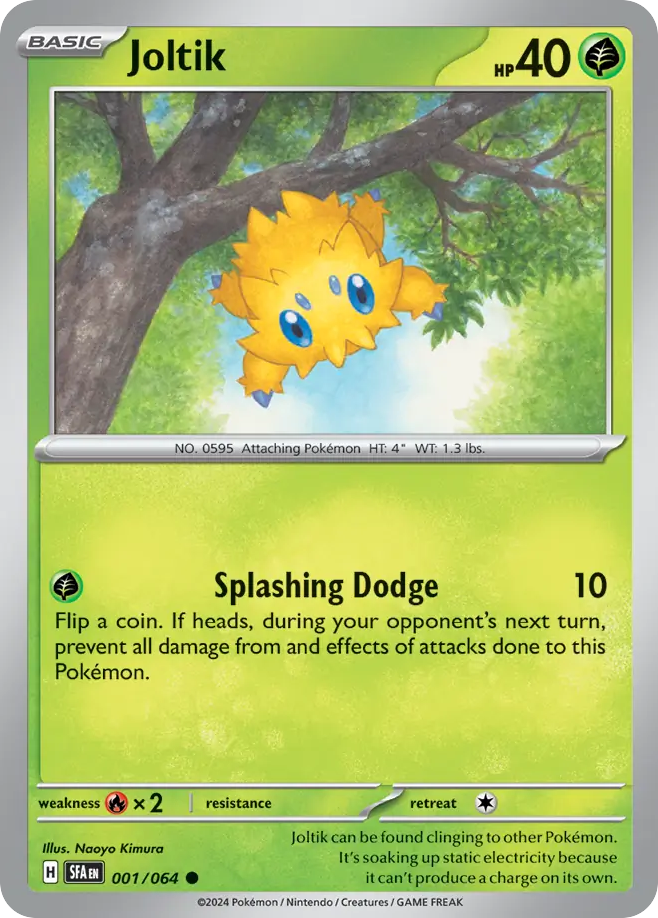 Joltik (1/64) - Shrouded Fable Pokémon Card