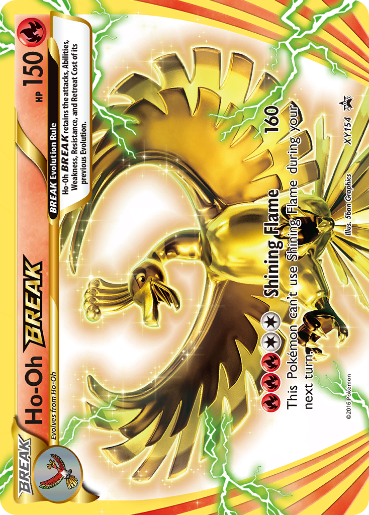 Ho-Oh BREAK (XY154) - XY Black Star Promos Pokémon Card