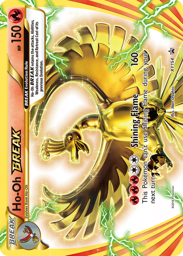 Ho-Oh BREAK (XY154) - XY Black Star Promos