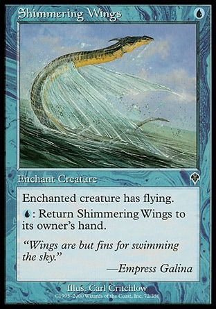 Shimmering Wings (Invasion) Trading Card