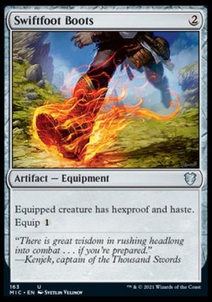 Swiftfoot Boots (Innistrad Midnight Hunt Commander Decks)