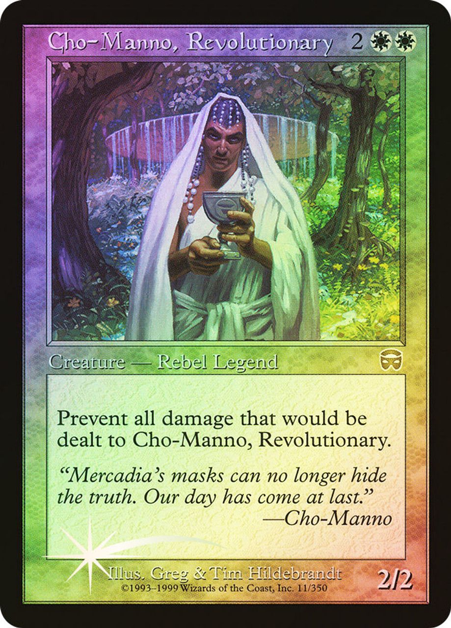 Cho-Manno, Revolutionary (Mercadian Masques - Foil) Trading Card