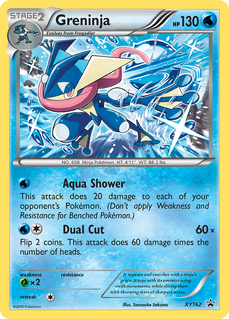 Greninja (XY162) - XY Black Star Promos Pokémon Card