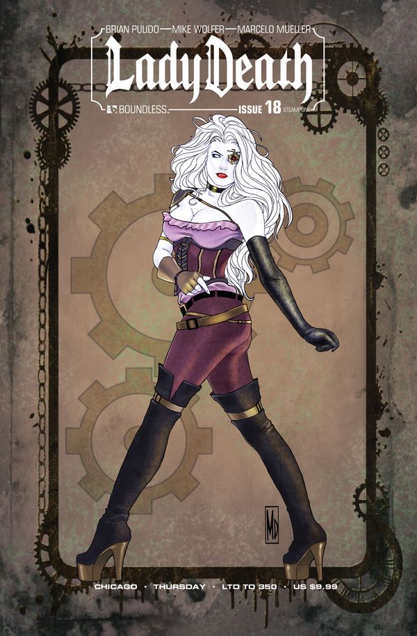 Lady Death (ongoing) #18 (Chicago Steampunk Thursday)