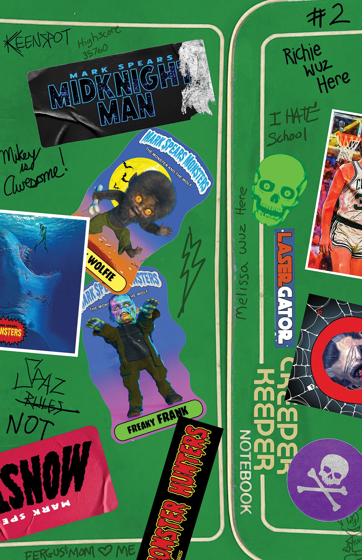 Mark Spears Midknight Man #2 (Cvr F Mark Spears Inc 1:50 Creeper Keeper Spot Gloss Variant) Comic