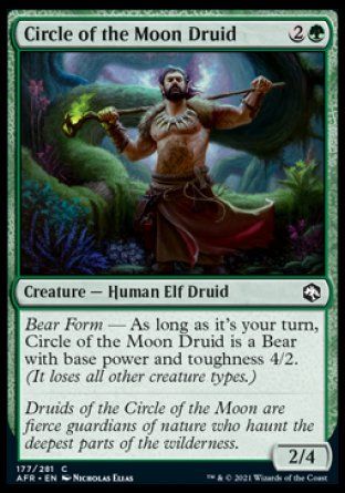 Circle of the Moon Druid (Dungeons & Dragons: Adventures in the Forgotten Realms) Trading Card