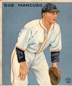 Gus Mancuso 1933 Goudey (R319) #237 Sports Card