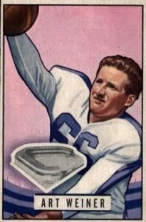 Art Weiner 1951 Bowman #80 Sports Card