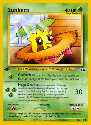 Sunkern (78/111) - Neo Genesis (1st Edition)