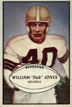 William "Dub" Jones 1953 Bowman #46 Sports Card