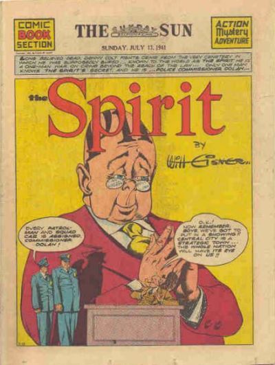 Spirit Section #7/13/1941 Comic