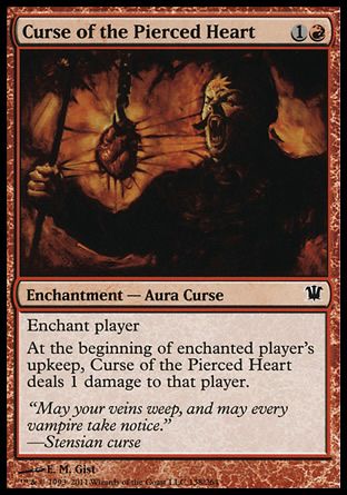 Curse of the Pierced Heart (Innistrad) Trading Card