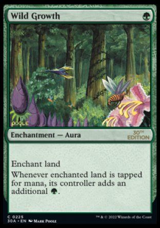 Wild Growth (Magic 30th Anniversary Edition) Trading Card