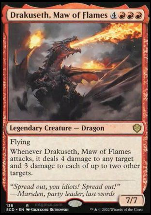 Drakuseth, Maw of Flames (Starter Commander Decks) Trading Card