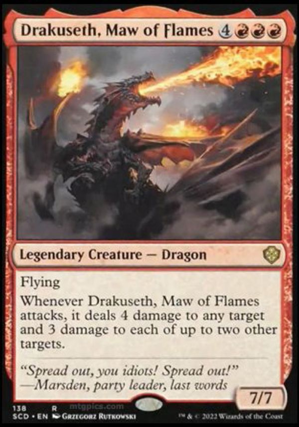 Drakuseth, Maw of Flames (Starter Commander Decks)