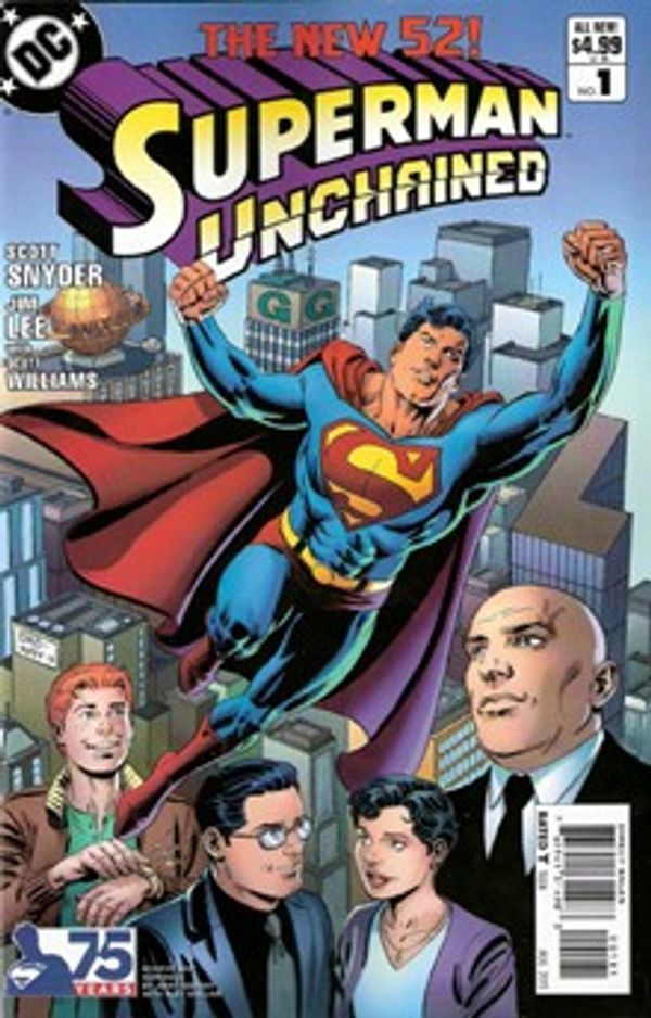 Superman Unchained #1 (75th Anniv Var Ed Modern Age)