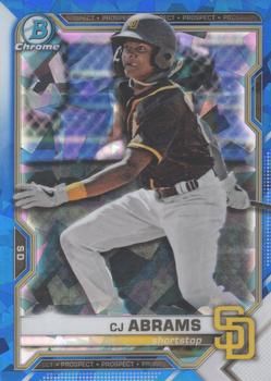 CJ Abrams 2021 Bowman Sapphire Edition Baseball #BCP-14 Sports Card