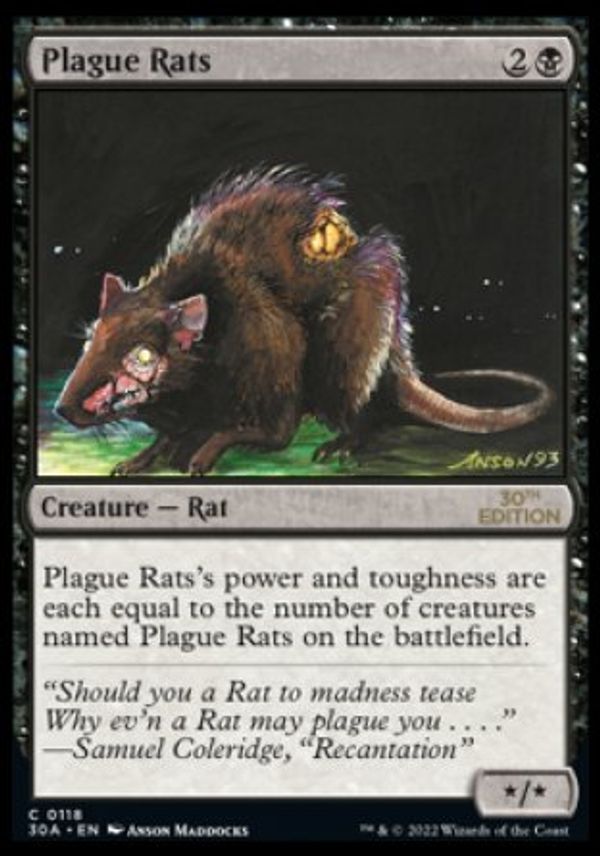 Plague Rats (Magic 30th Anniversary Edition)