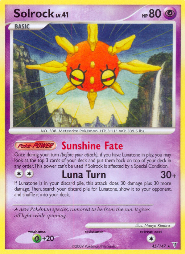 Solrock (45/147) - Supreme Victors Pokémon Card