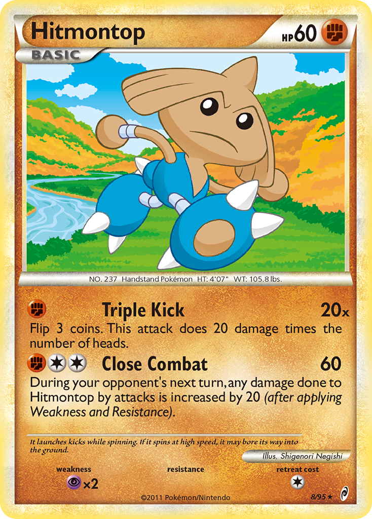 Hitmontop (8/95) - Call of Legends Pokémon Card