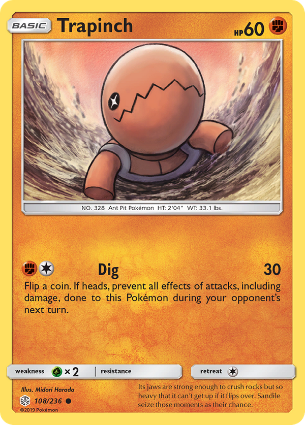 Trapinch (108/236) - Cosmic Eclipse