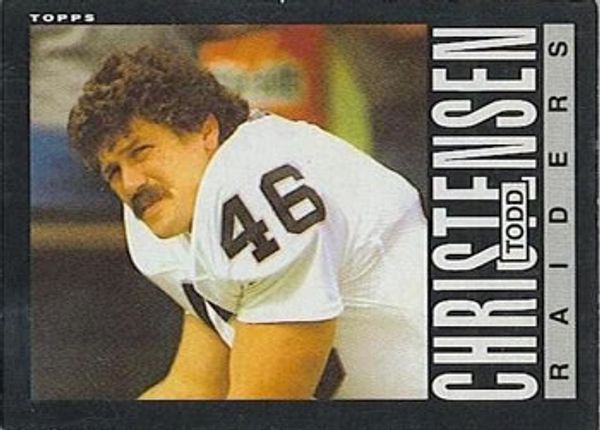 Todd Christensen 1985 Topps #287