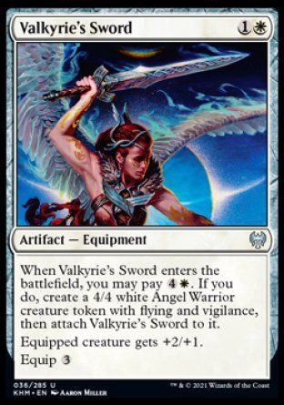 Valkyrie's Sword (Kaldheim) Trading Card