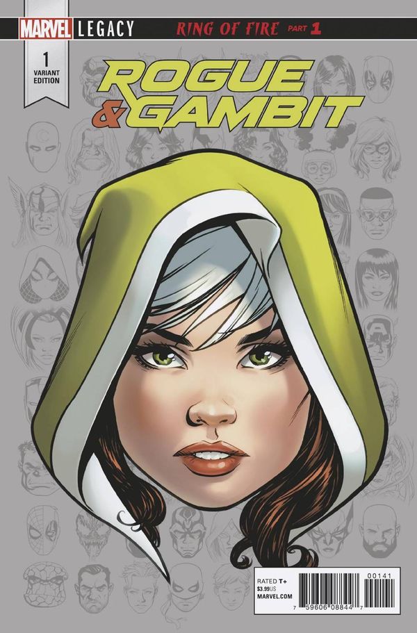 Rogue & Gambit #1 (Mckone Legacy Headshot Variant Leg)