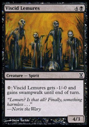 Viscid Lemures (Time Spiral) Trading Card