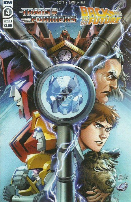Transformers/Back to the Future #4 Comic