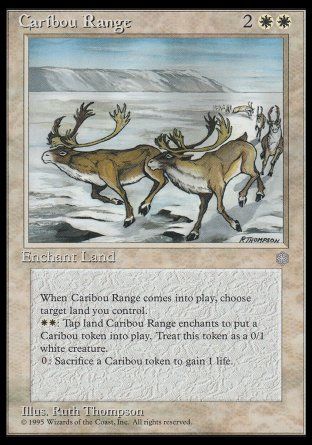 Caribou Range (Ice Age) Trading Card