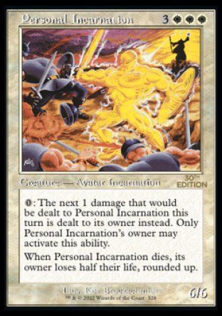 Personal Incarnation (Magic 30th Anniversary Edition - Old Frame) Trading Card