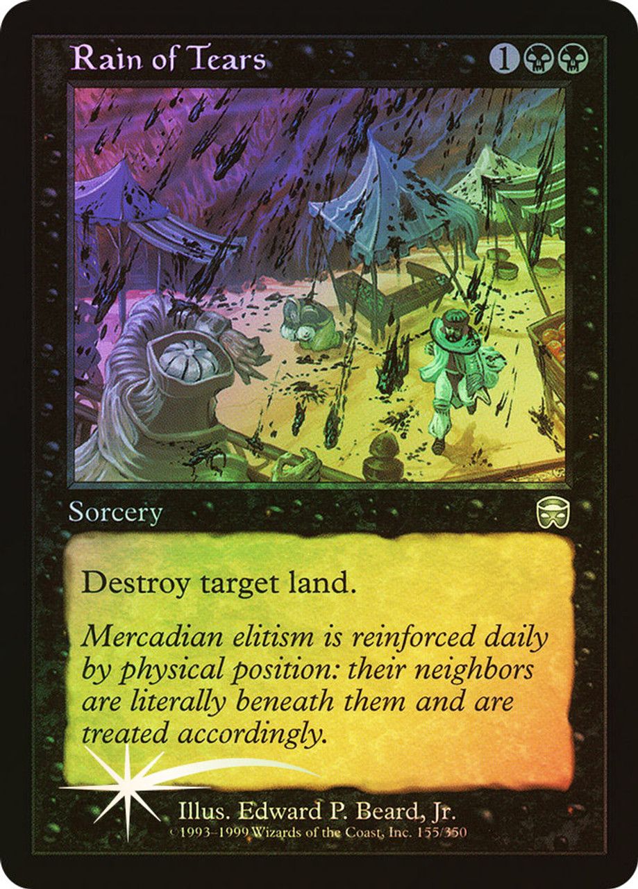 Rain of Tears (Mercadian Masques - Foil) Trading Card