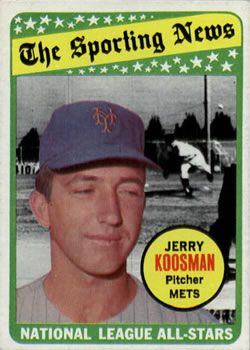 Jerry Koosman 1969 Topps #434 Sports Card