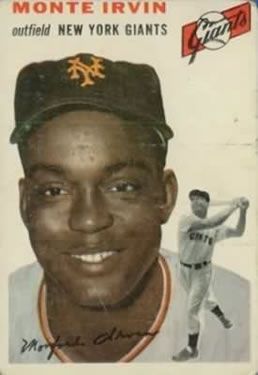 Monte Irvin 1954 Topps #3 Sports Card